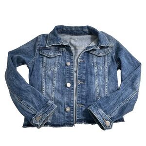 DL1961 Manning Jean Jacket‎ Girls Size SMALL in Cloud Med Wash Denim